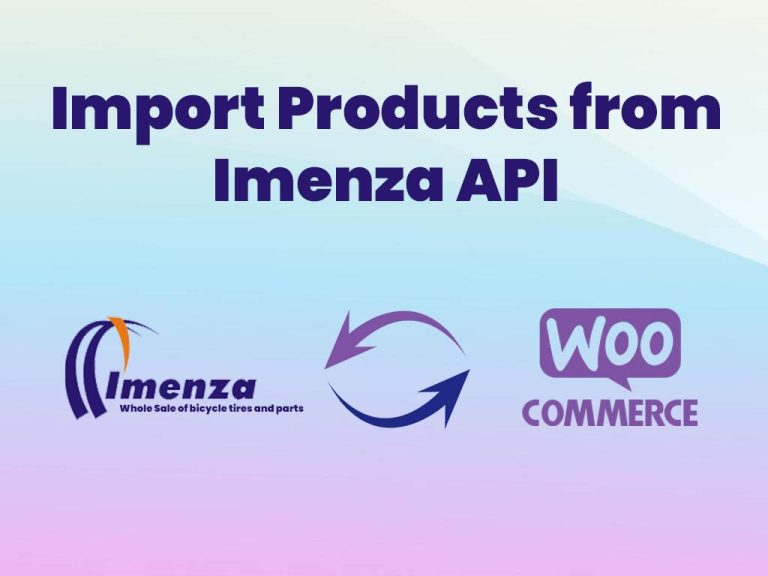 Import Products from Imenza API