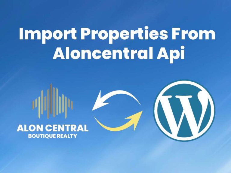 Import properties from aloncentral.com