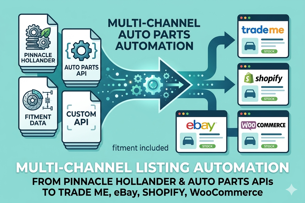 Automate Your Auto Parts Business API, AI & Multi-Channel Listing System for eBay Motors, WooCommerce & Shopify.png