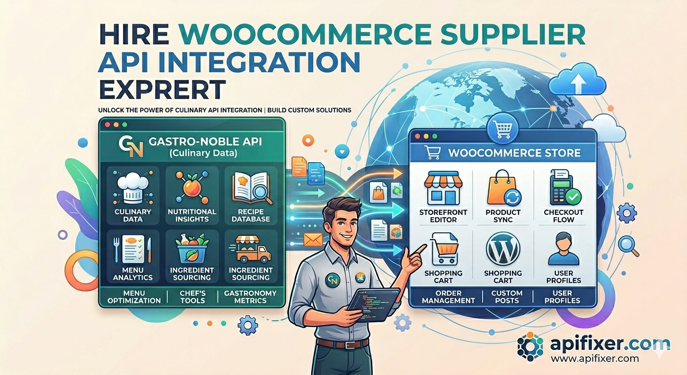 hire WooCommerce supplier API integration Expert